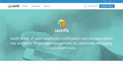 Desktop Screenshot of notifii.com