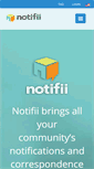 Mobile Screenshot of notifii.com
